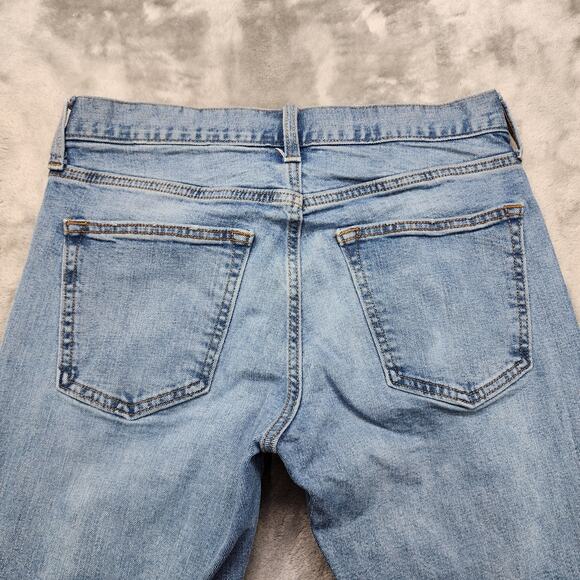 Old Navy Jeans Mens 30x32 Blue Basic Slim Straight Built in Flex Stretch Denim - Picture 4 of 13